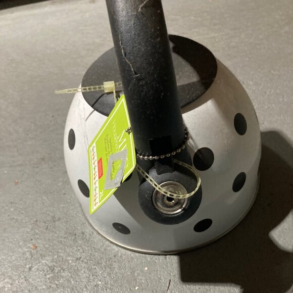 teapot white with black dots, cover and handle nwt - Picture 3 of 4